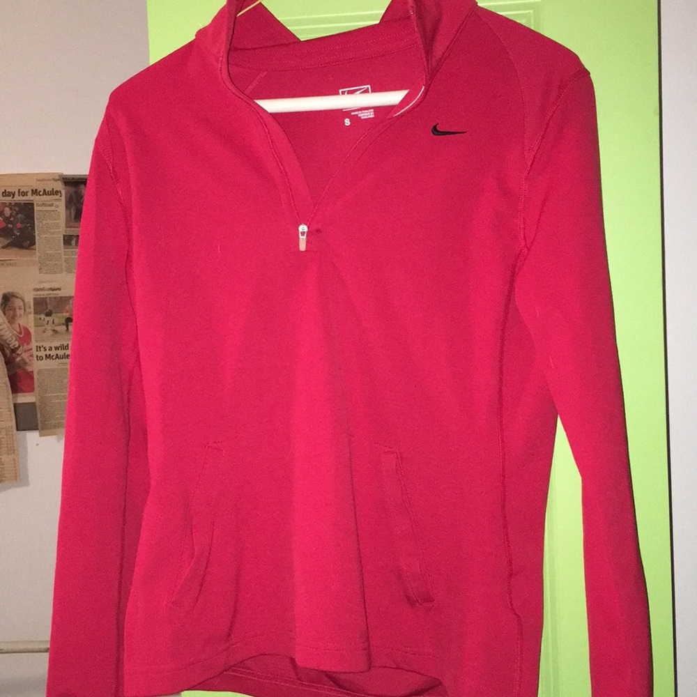 Nike quarter length zip-up